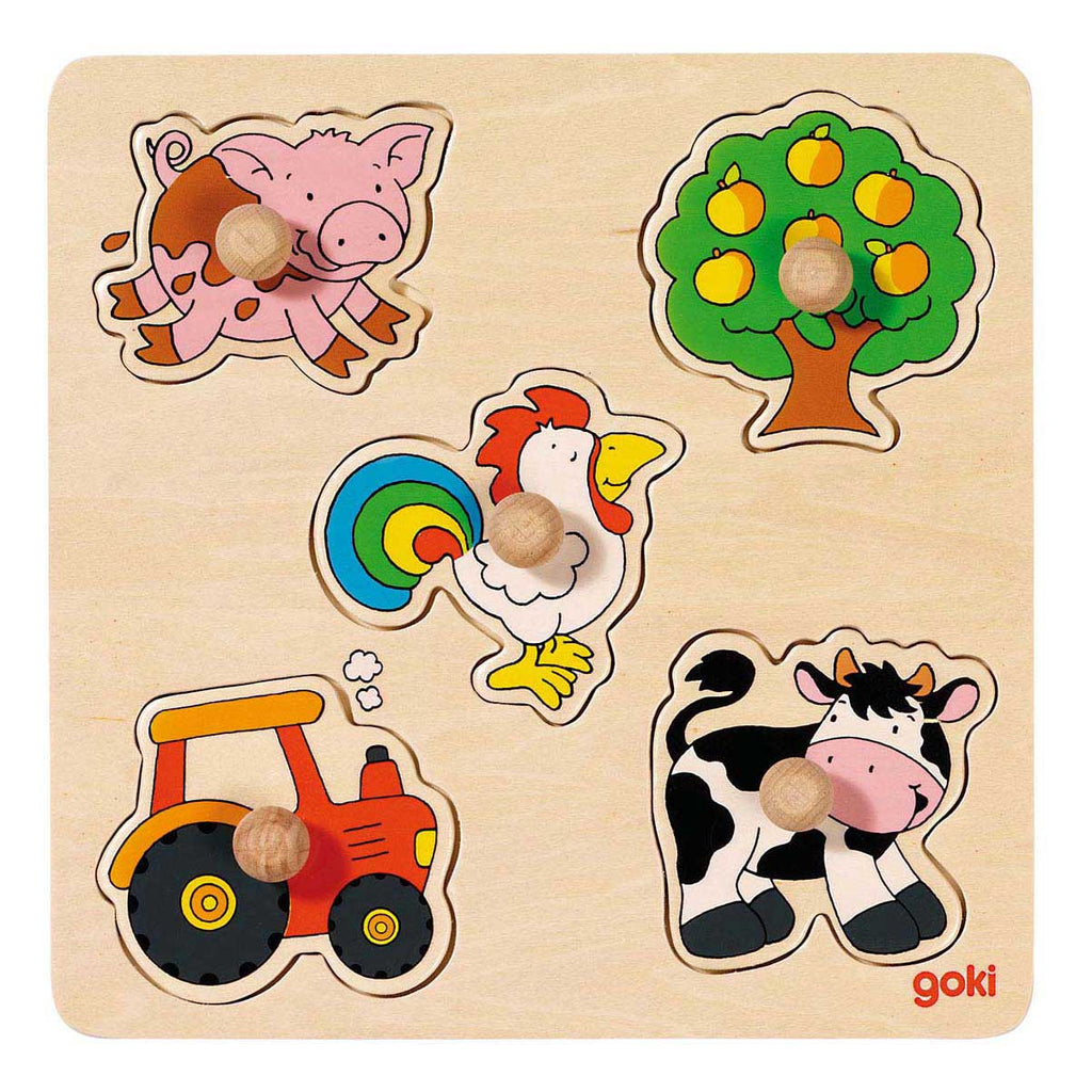 Goki Holzpuzzle-Bauernhof