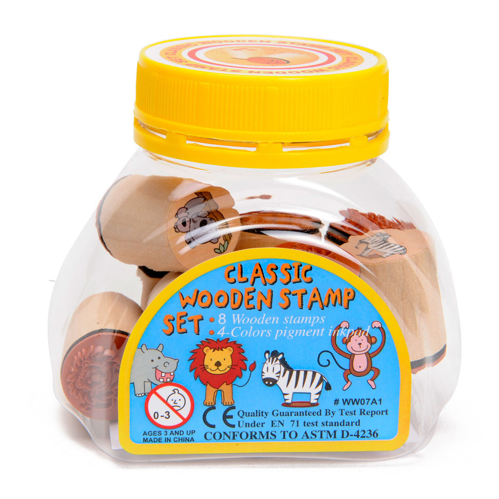 Goki Holzstempelset – Wildtiere