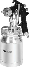 Vorel -spuitpistool-met-vloeistofbeker-hvlp-1000-ml