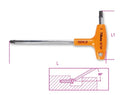 Beta 96tbp Innensechskantschlüssel mit Kugelkopf und 4,0-mm-Griff
