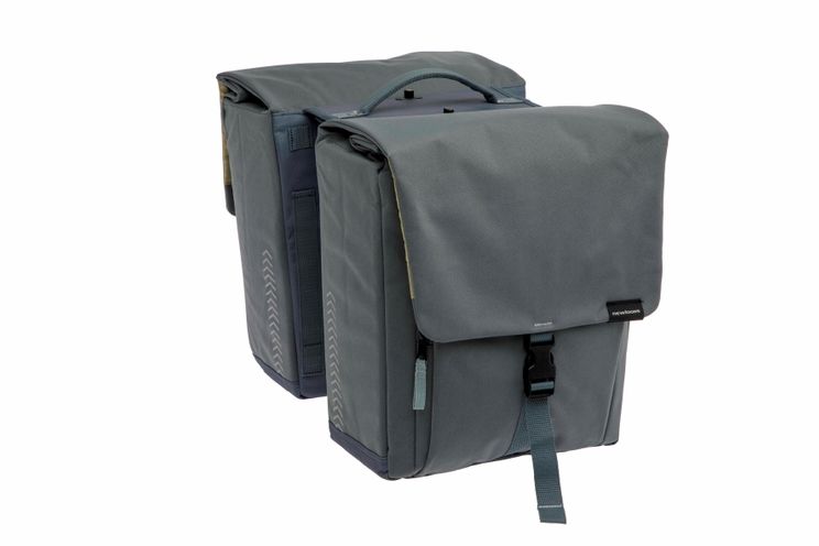 Burgers - new looxs tas new looxs tulum afneembaar dubbel grijs groen | 32l