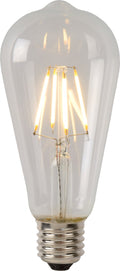 Lucide st64 class a - filament lamp - ø 6,4 cm - led - e27 - 1x7w 2700k - transparant