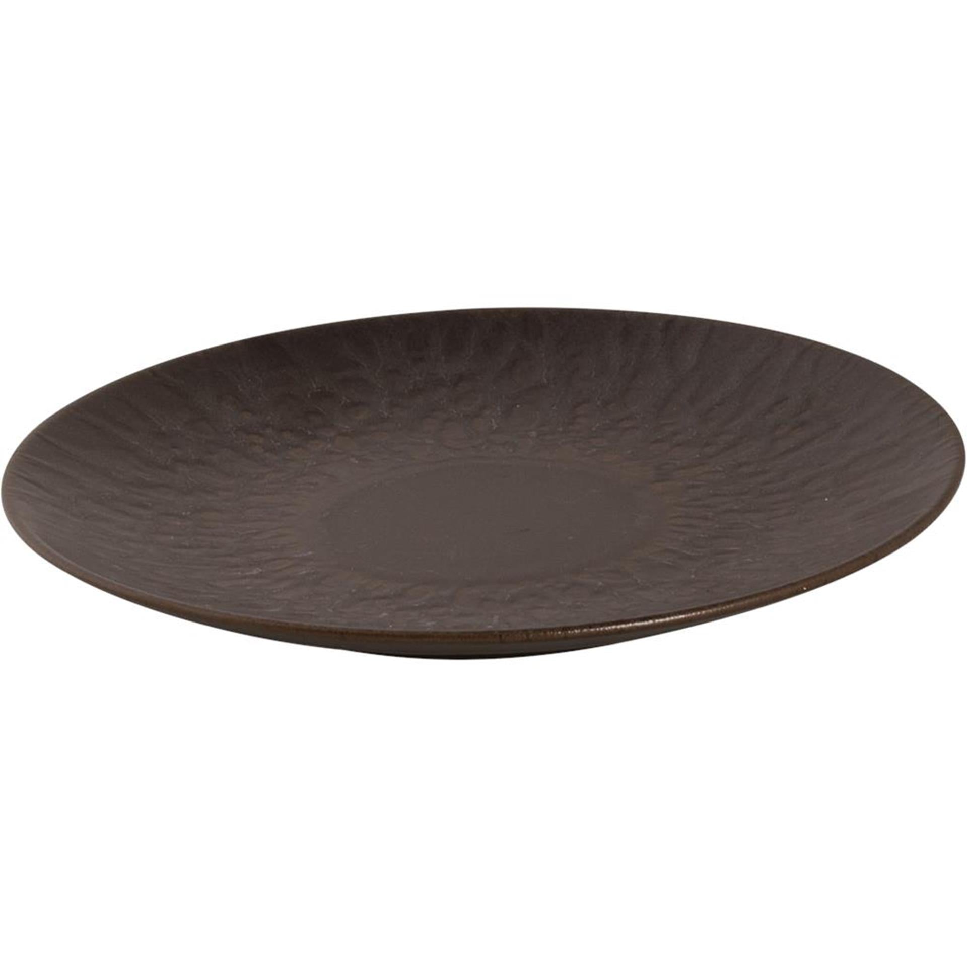 Palmer bord ruston 21cm coupe bruin doos a 6 stuks