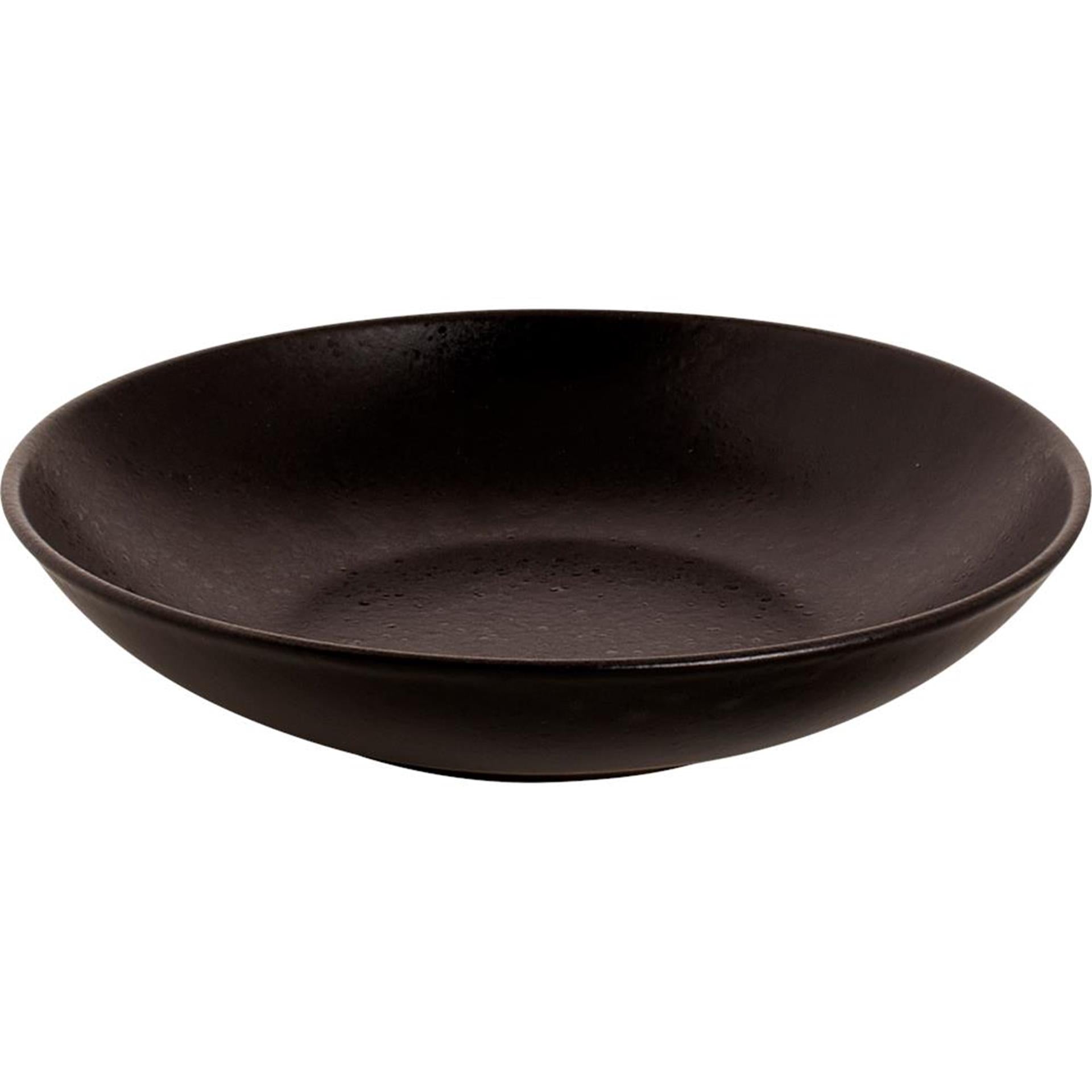 Mammoet moon diep bord 21,5cm zwart 6 stuks