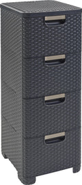 Curver style ladesysteem - 4x14l - antraciet