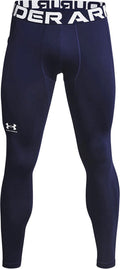 Under armour ua cg armour leggings-blu heren sportlegging - midnight navy - wit m