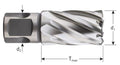 Rotec kernboor hss-xe silver-line 28.0mm sl30