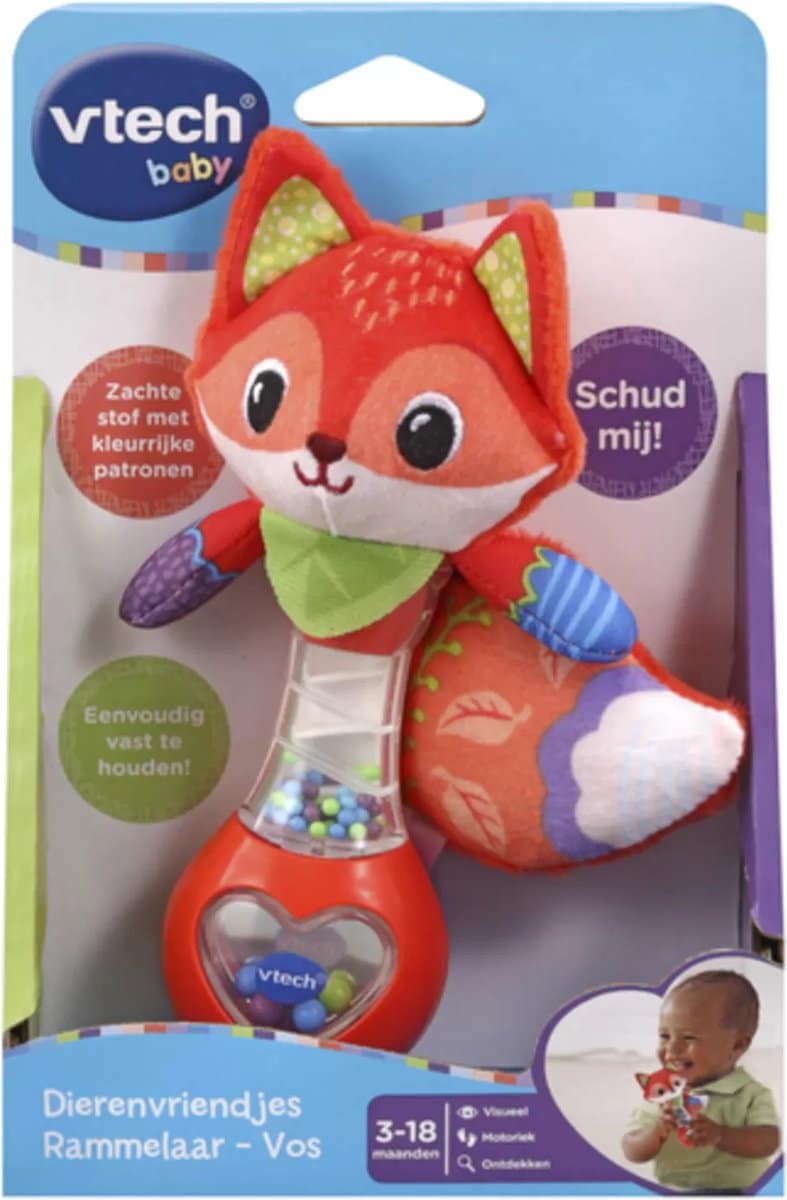 Vtech dierenvriendjes rammelaar - vos