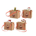 Decoris kerstfiguur in tasje 4x3,2x6,5cm