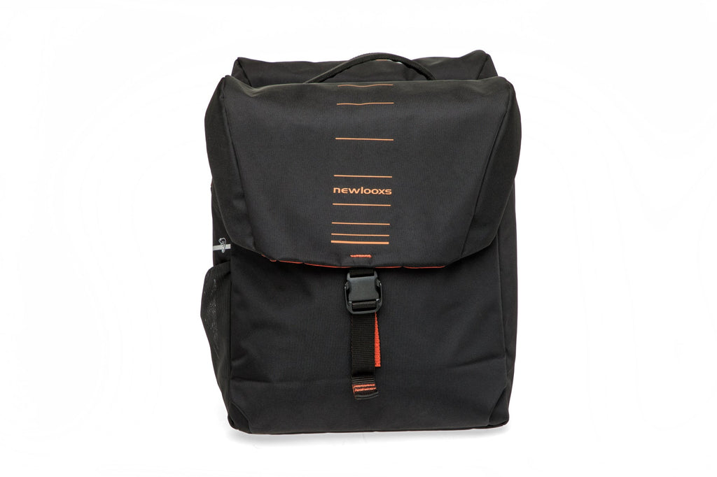 Burgers - new looxs new looxs vigo 536.156mik2 zwart oranje dubbeltas mik 40l