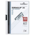 Klemmappen durable duraclip 60 wit a4 30 vel transparente voorkant