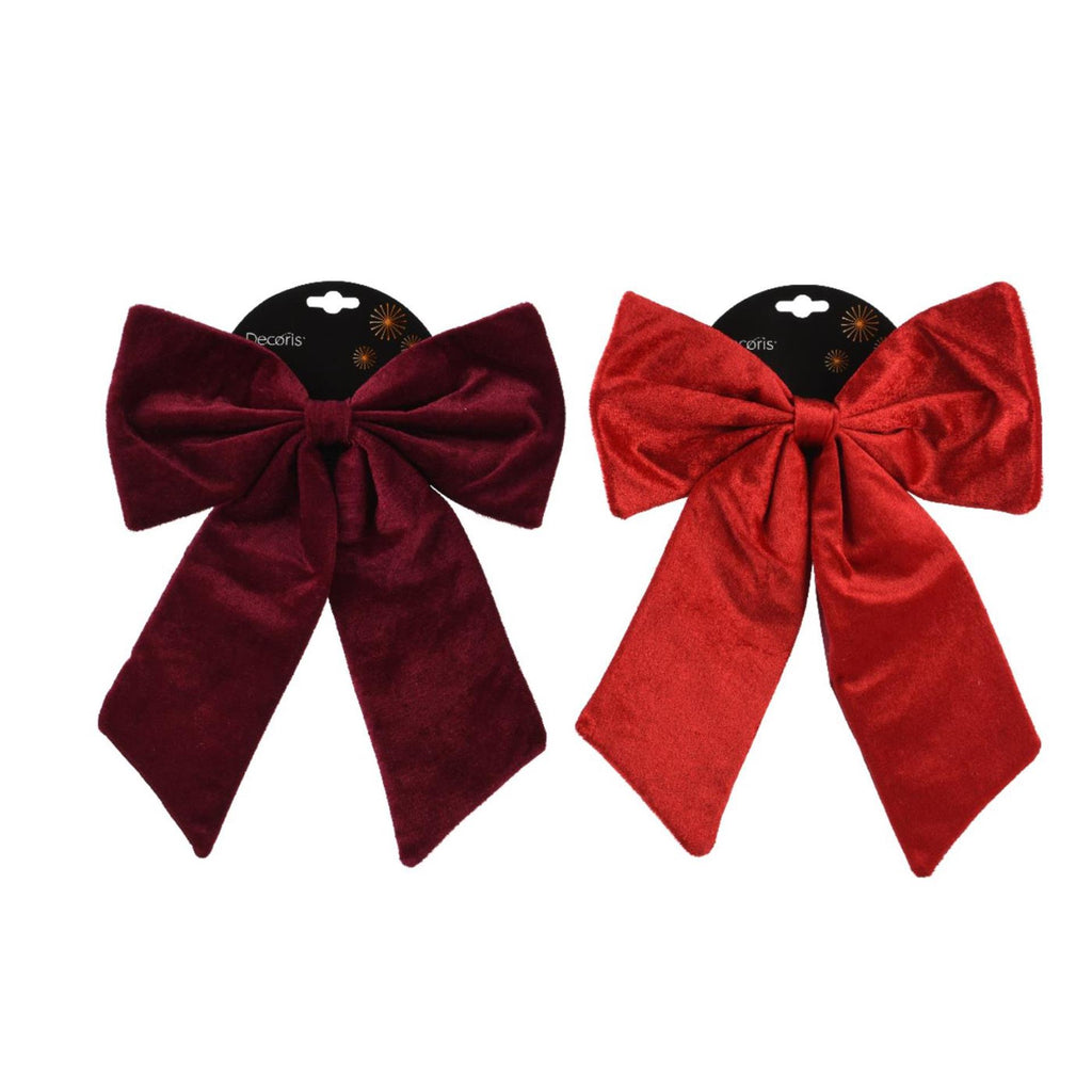 Decoris strik rood bordeaux 30x35cm