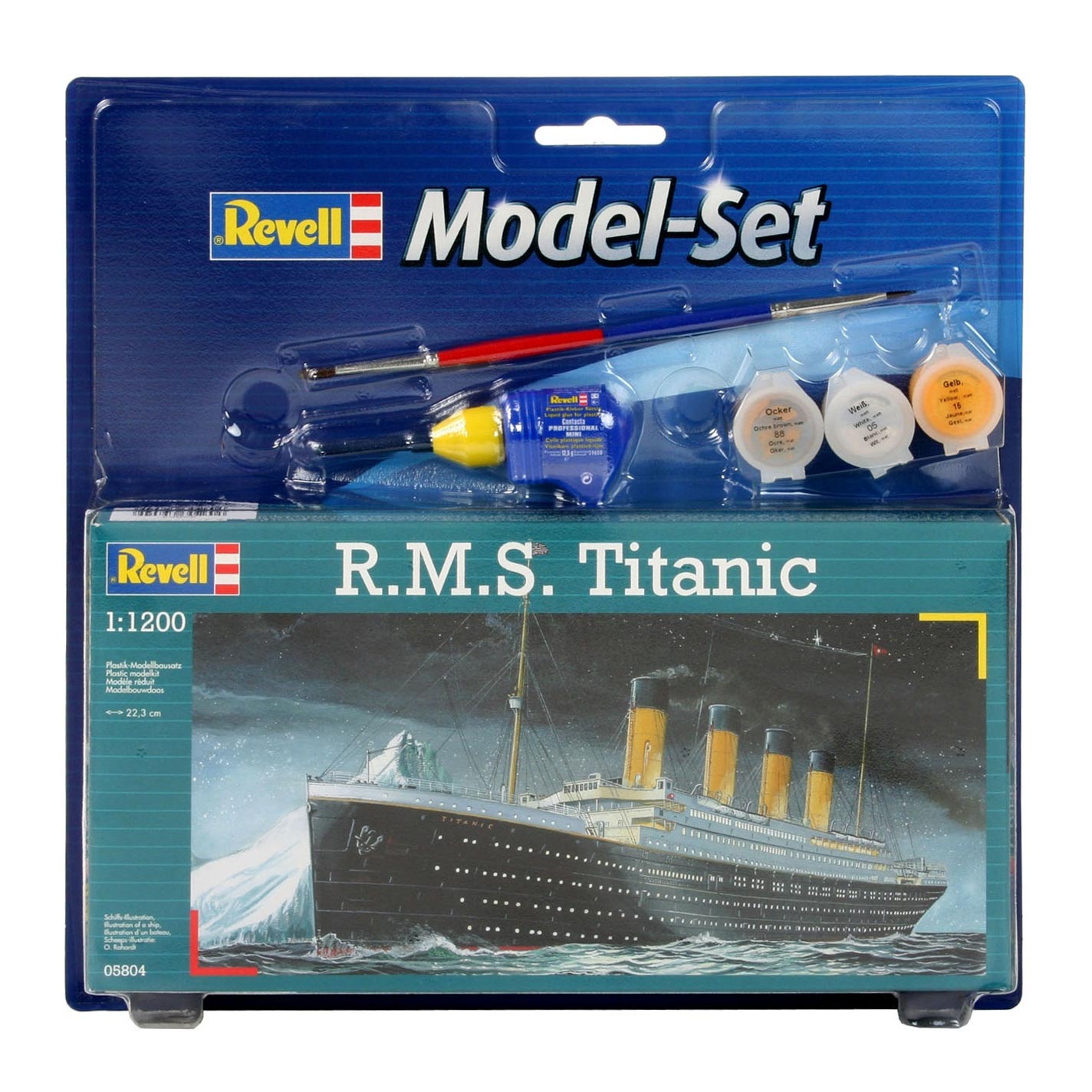 Revell Modellbausatz – Titanic, 40-teilig – inkl. Grundfarben