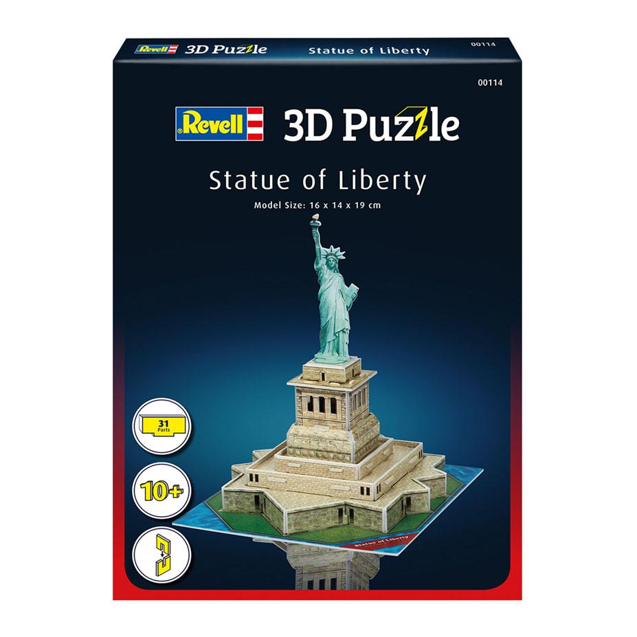 Revell 3D-Puzzle-Set – Freiheitsstatue (31. Auflage).