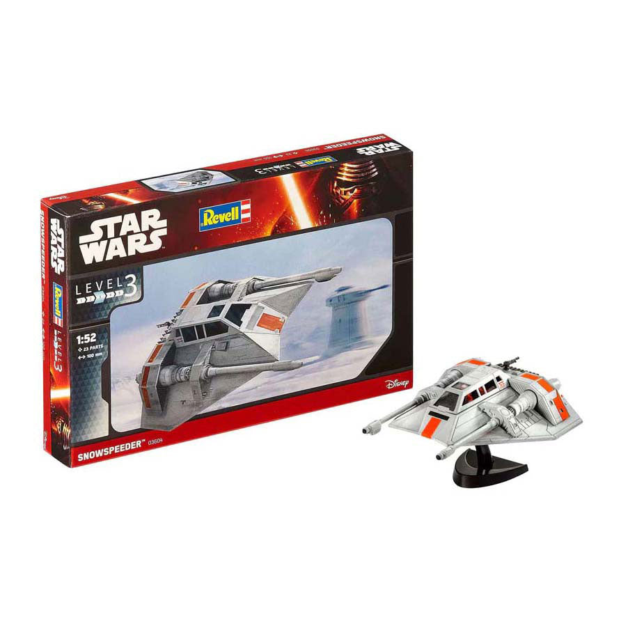Revell modelbouwpakket ruimtevaart - 03604 star wars snowspeeder plastic - 1:52 - modelbouw