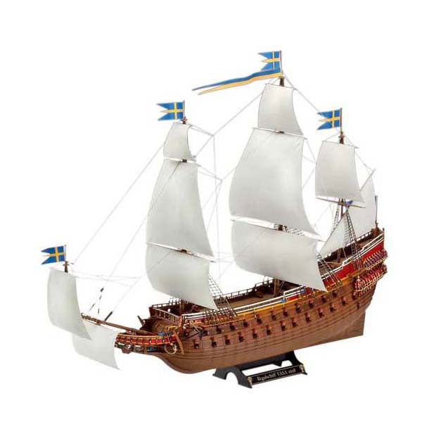 Revell Modelbouwpakket – Schwedisches Königsschiff Vasa 1:150 – 330 dlg.