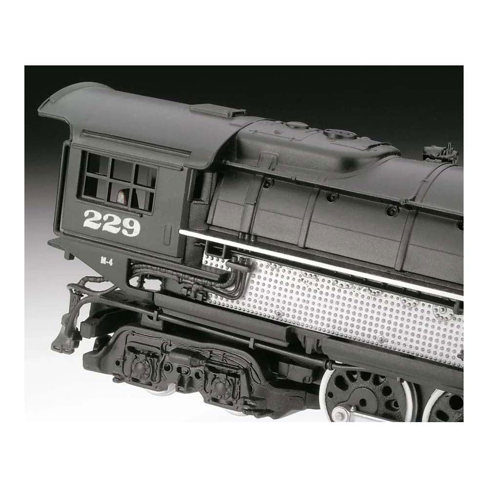 Revell Modellbausatz – Big Boy Lokomotive 1:87 – 233 Teile – inkl. Grundfarben