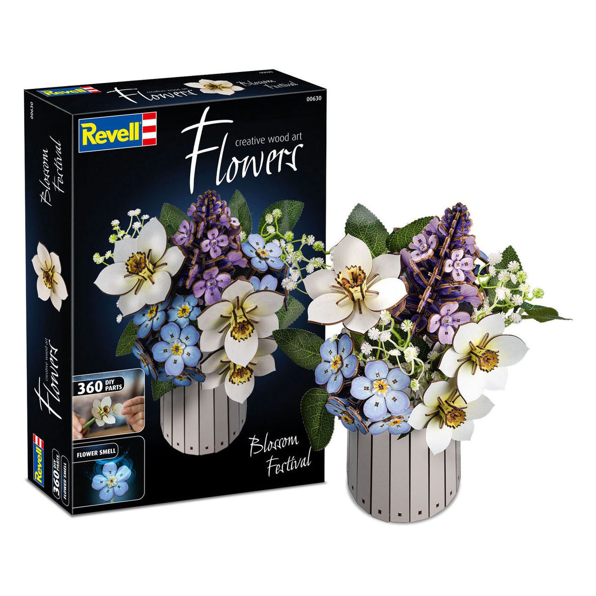 Revell creative wood art flowers blossom festival - 360dlg.