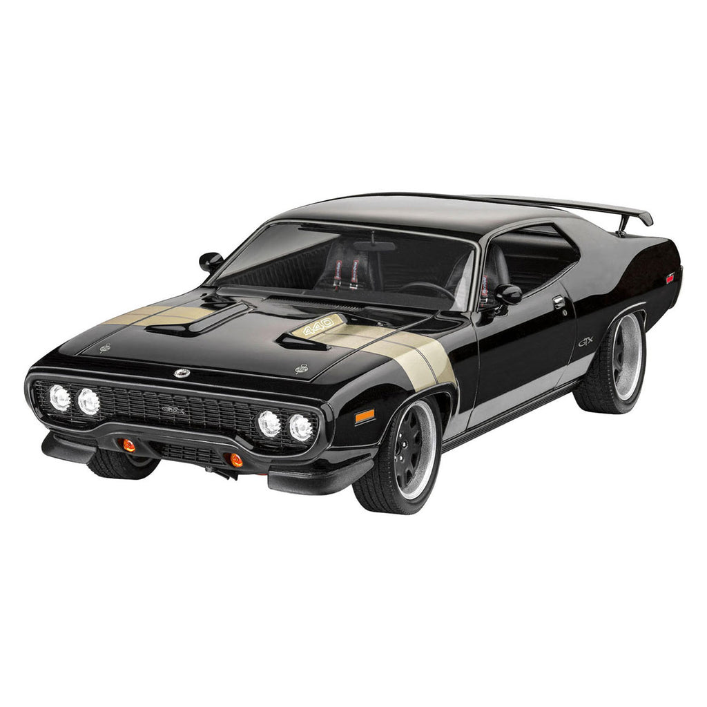 Revell modelbouwpakket fast furious - dominic's 1971 plymouth gtx 1:24 - 81dlg.