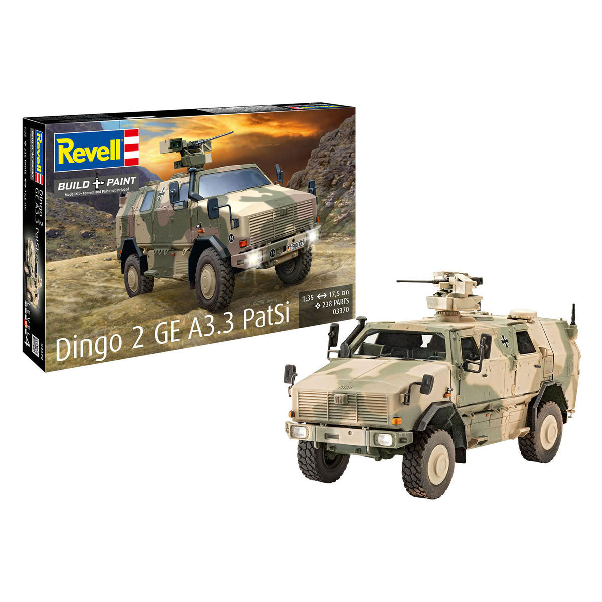Revell modelbouwpakket dingo 2 ge a3.3 patsi 1:35 - 238dlg.