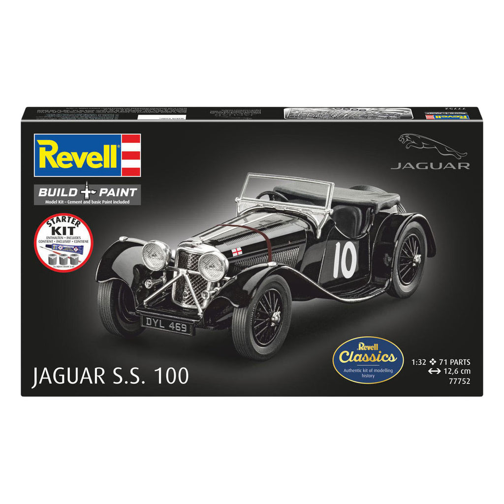 Revell modelbouwpakket starter kit jaguar ss 100 1:32 - 75dlg.