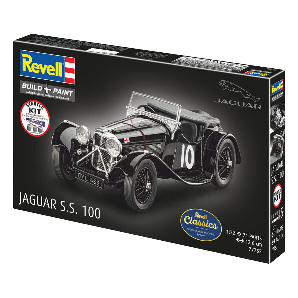 Revell modelbouwpakket starter kit jaguar ss 100 1:32 - 75dlg.