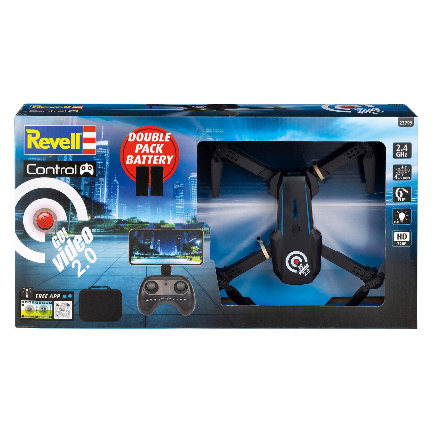 Revell rc 2,4ghz quadrocopter go! video 2.0