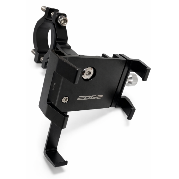 Edge G21 Handyhalterung – Aluminium – 360° drehbar – Universelle Lenkerhalterung – Besonders robust – Schwarz