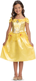 Disguise disney prinses - beauty the beast, belle jurk classic, maat s (5 - 6 jaar), meisjes