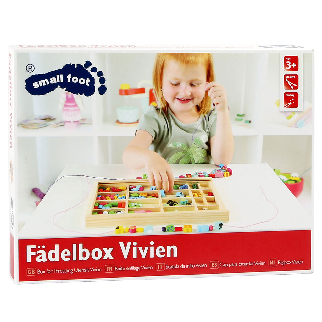 Kleiner Fuß - Set aus Holzperlen