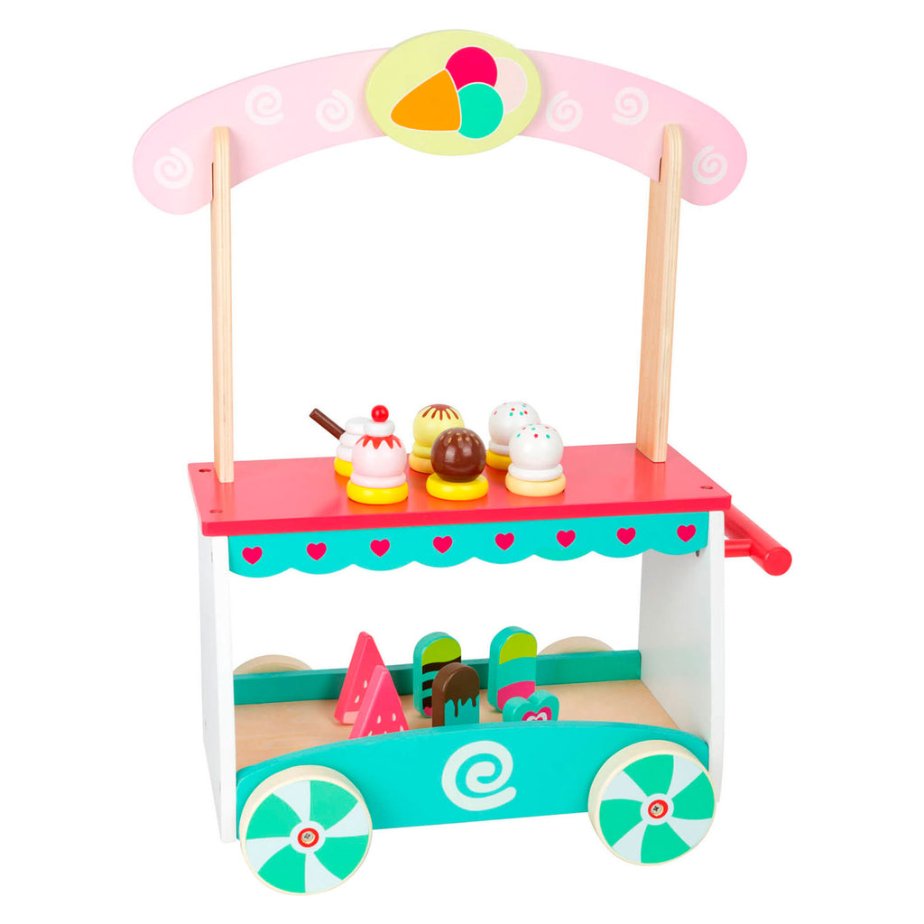 Small Foot – hölzerner Eiswagen mit Zubehör