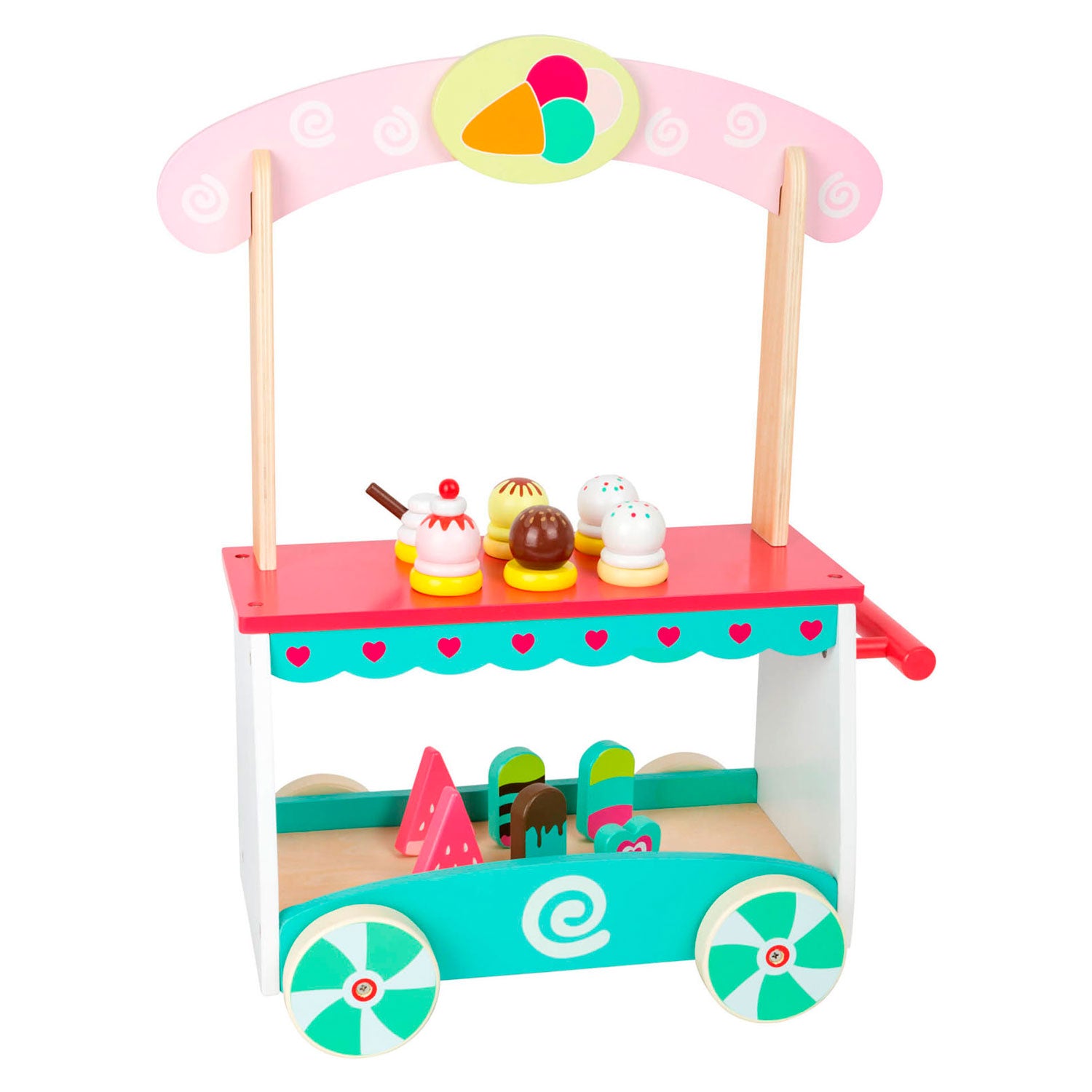 Small Foot – hölzerner Eiswagen mit Zubehör