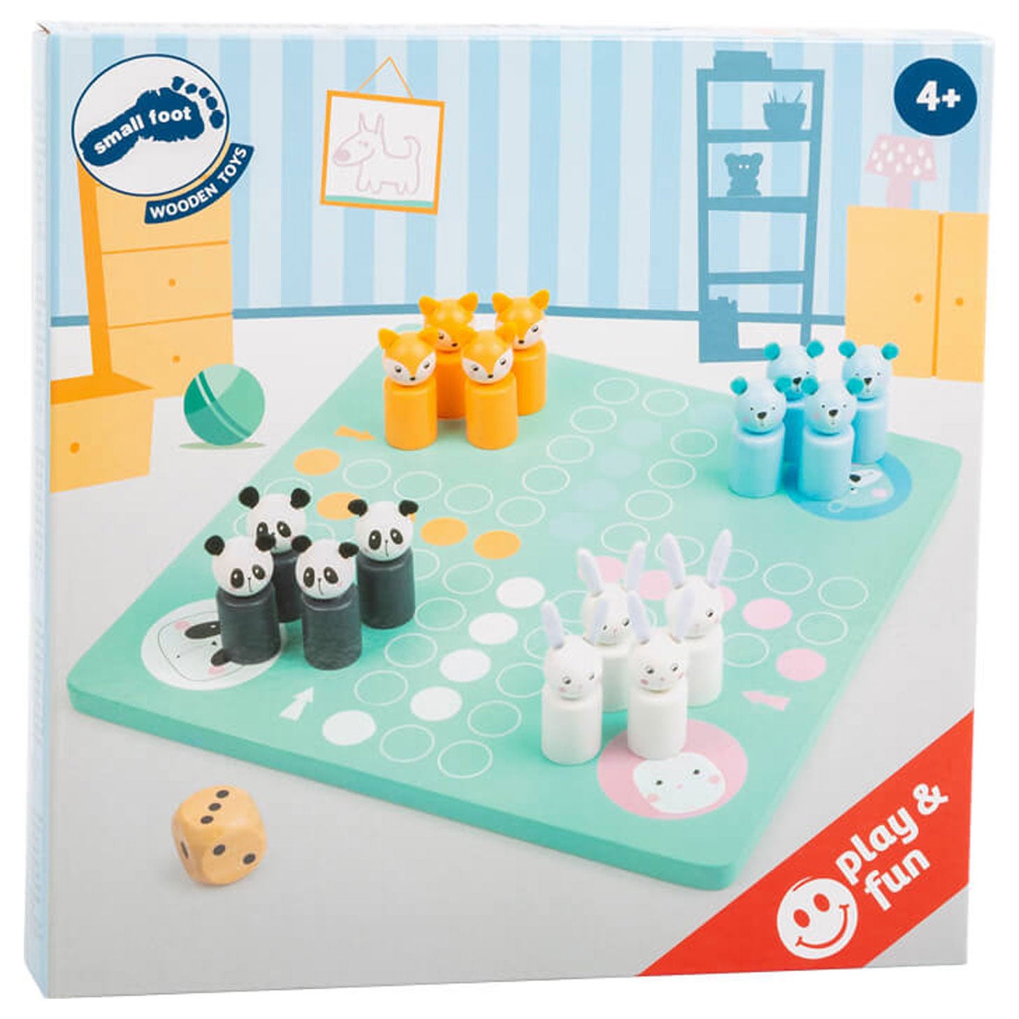 Small Foot - Ludo-Wildtiere aus Holz