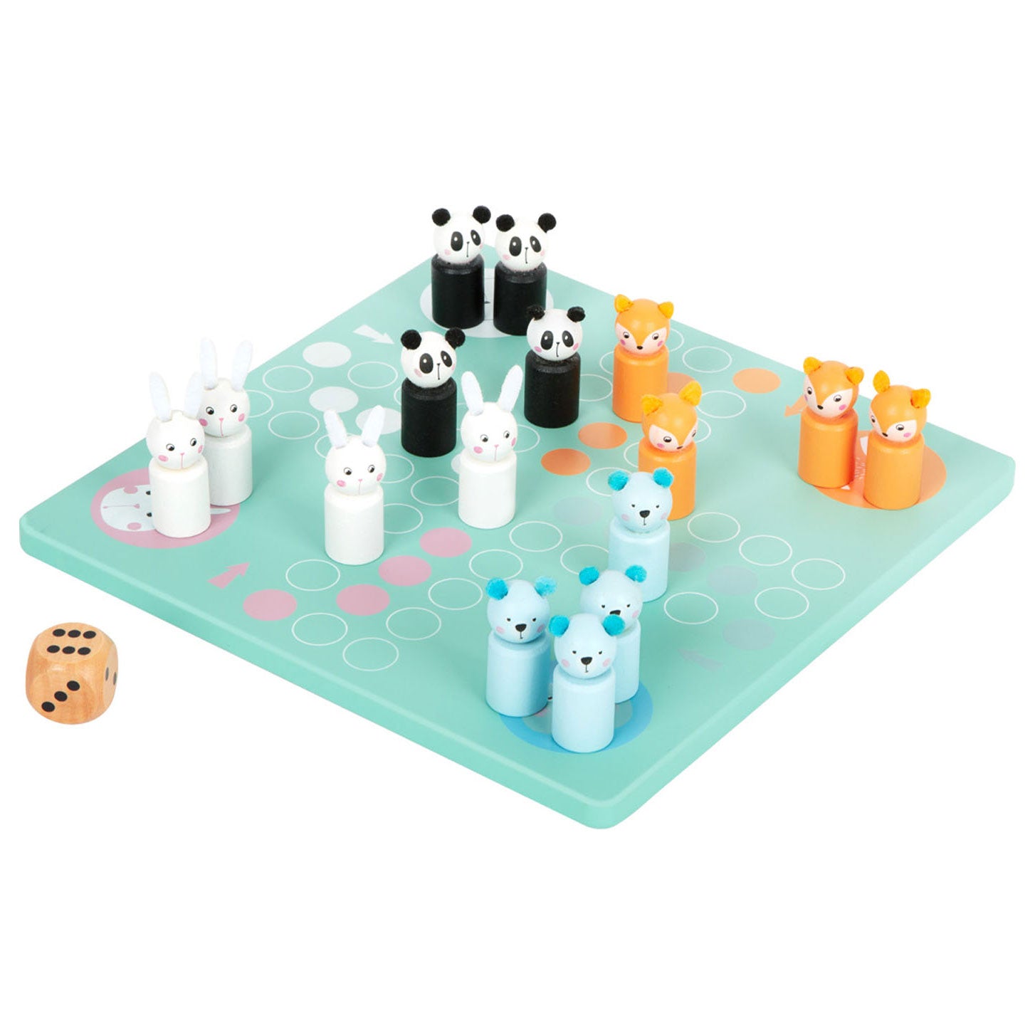 Small Foot - Ludo-Wildtiere aus Holz