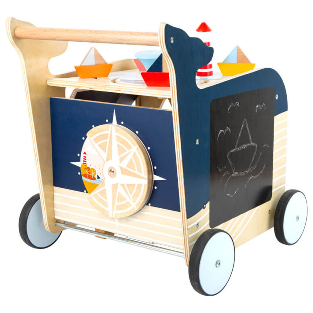 Small Foot – Aktivitätswalker aus Holz in Walform