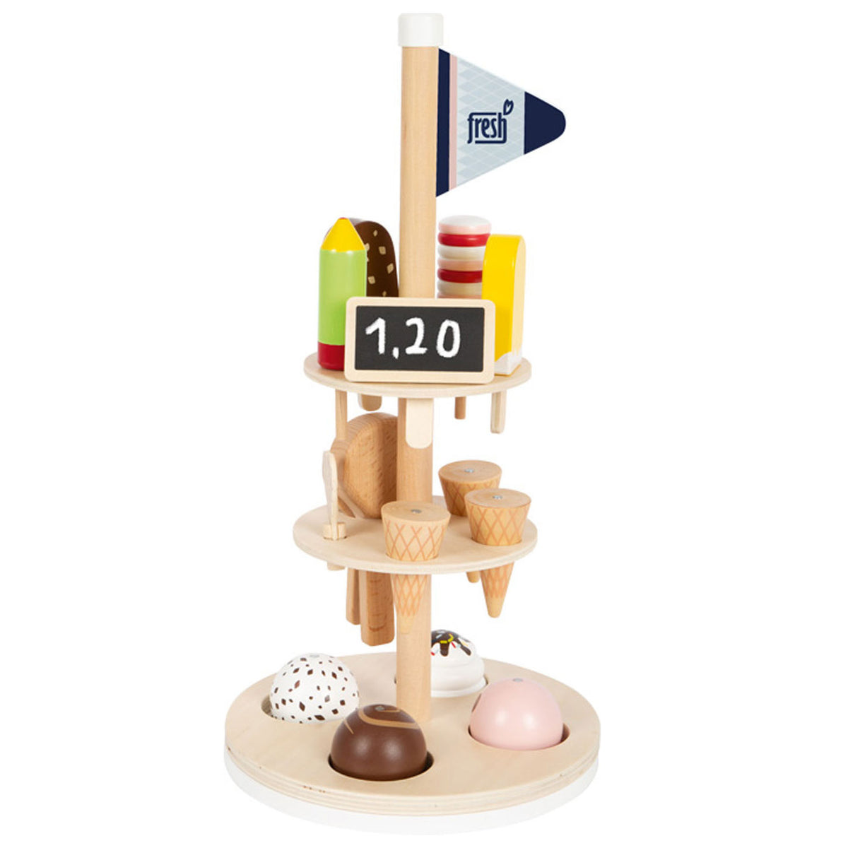 Small foot - houten ijsjes met houder, 15dlg.