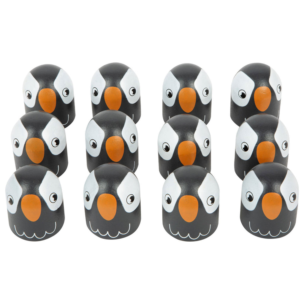 Small Foot - Memory-Spiel mit Pinguinen aus Holz, 26 Teile.