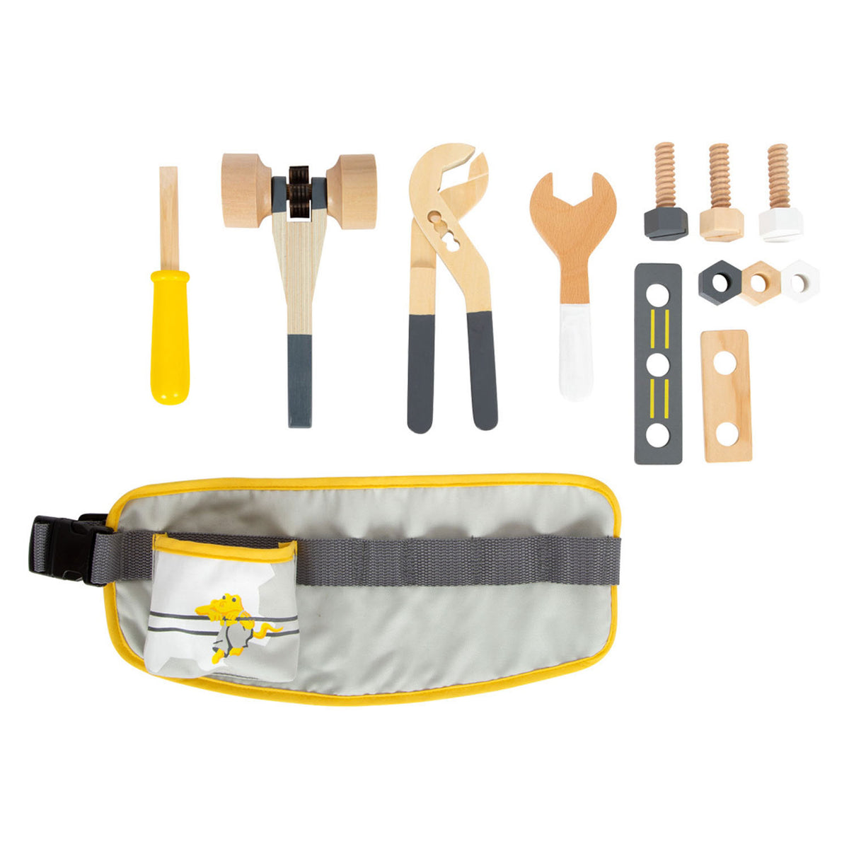 Small foot - gereedschapsriem met houten gereedschap miniwob