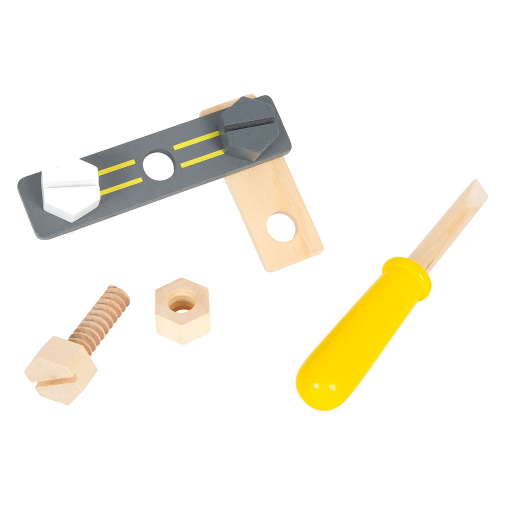Small foot - gereedschapsriem met houten gereedschap miniwob