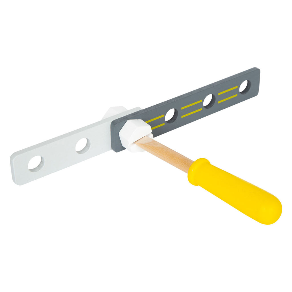 Small foot - houten constructieset miniwob, 67dlg.