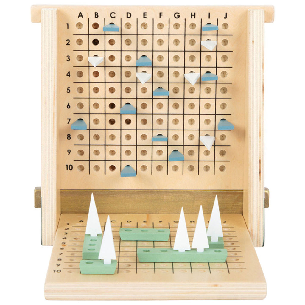 Small foot - houten strategie spel slag om de schepen