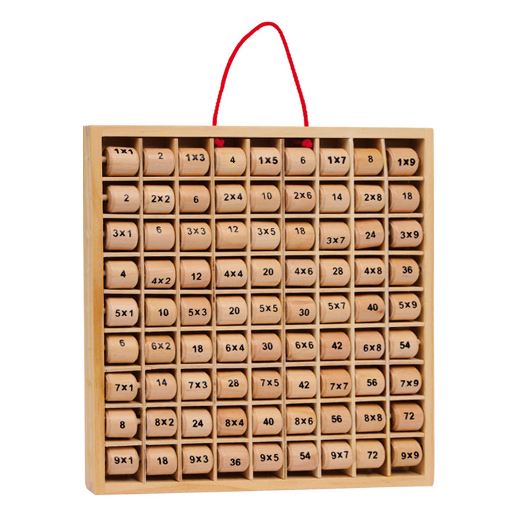 Small foot - houten vermenigvuldigingstabel 1x1
