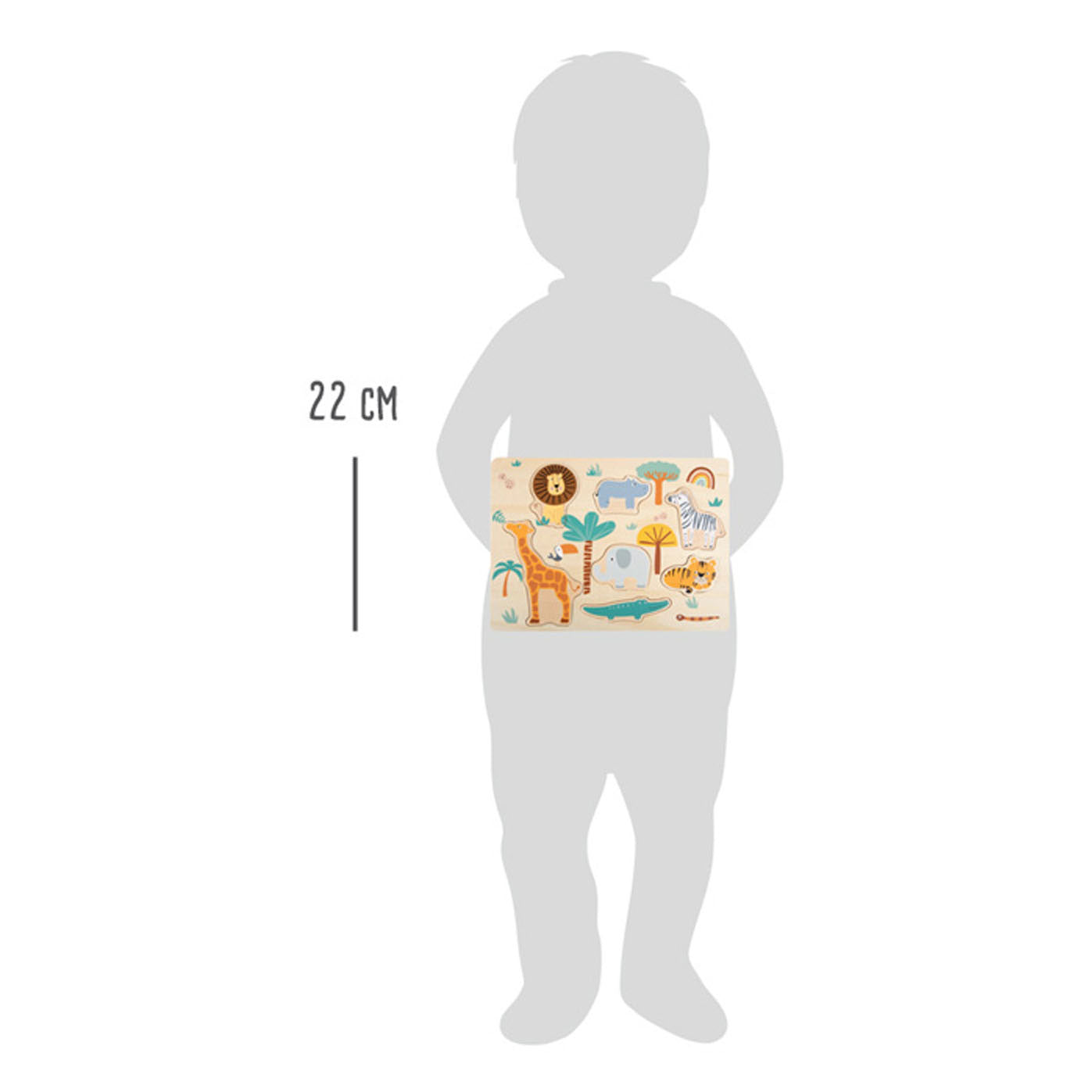 Small Foot – Holzpuzzle-Safari