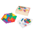 Small foot - houten vormenpuzzel hexagon
