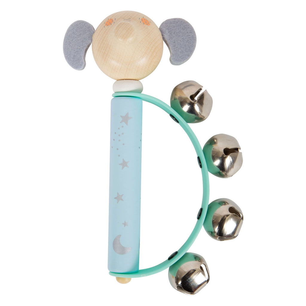 Small Foot – hölzernes Baby-Tamburin, Tierpastell