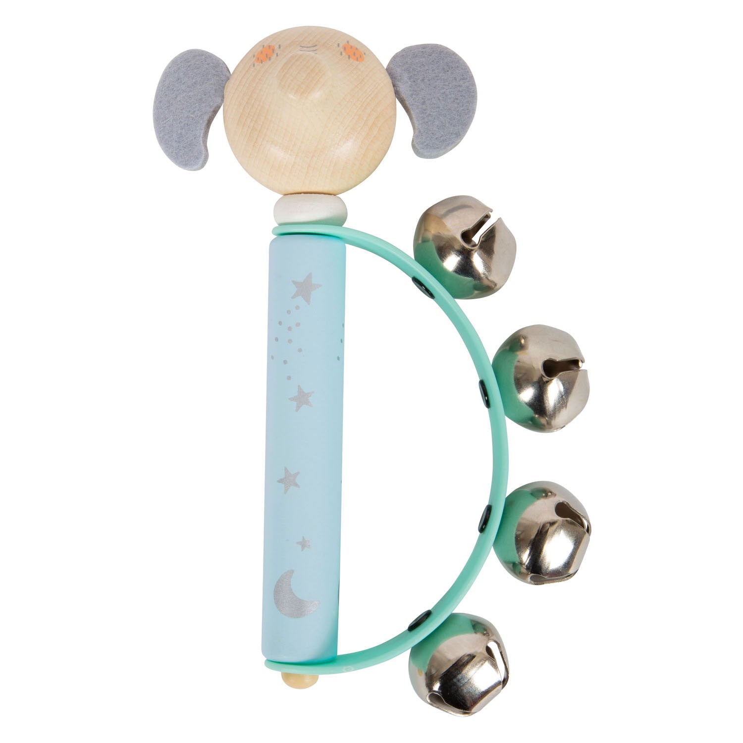 Small Foot – hölzernes Baby-Tamburin, Tierpastell