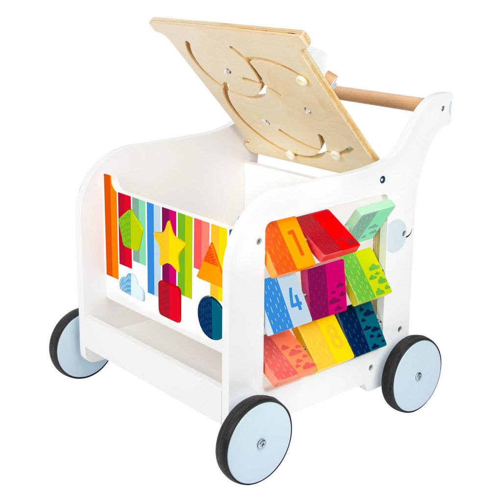 Small Foot – Lauflernhilfe aus Holz mit Blumen