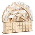 Small foot - houten adventskalender ski