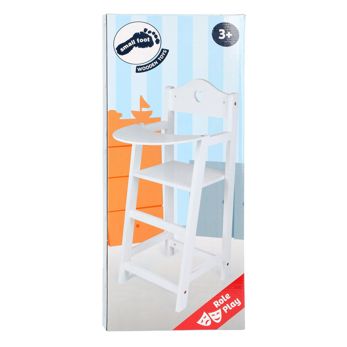 Small Foot – weißer Puppenstuhl aus Holz