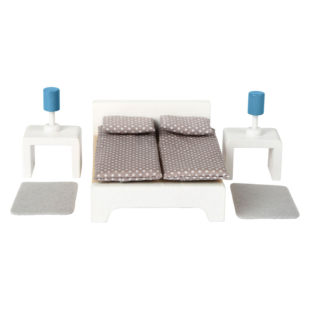 Small Foot - komplettes Puppenhausmöbelset aus Holz, 28-teilig.